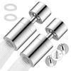 Set of 2 Swivel Tap Attachments, Tap Extension with Water