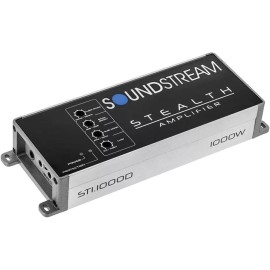 Soundstream ST1.1000D Stealth Series 1000W Class D Monoblock 1 Channel Amplifier