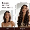 Extensiones de Cabello con Clip Invisibles, Juego de 2 Piezas