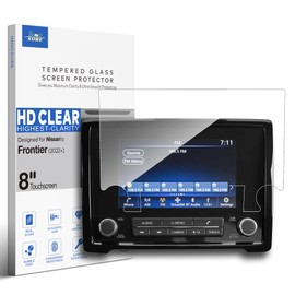 INNOSURE Frontier Glass Screen Protector for (2022 2023) Nissan Frontier Pickup Truck 8 Inch Touchscreen Tempered Glass Protector 2022 2023 Accessories for Frontier D41 (HD Clear)