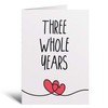 Postcard Prints - 3 Year Anniversary Card For Husband or