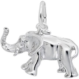 Rembrandt African Elephant Charm - Metal - Sterling Silver