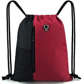 BeeGreen Cinch-Sack-Drawstring-Backpack-Bag for Women&Men Athletic Bags With Water Bottle Mesh Pockets