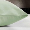 Set of 2 Luxton King Size Pillowcases Sage Green, Solid