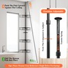 Peyulia 4-Tier Rustproof Corner Shower Caddy with Tension Pole, 42-115