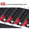 Professional Audio Mixer, 8 Channel Bluetooth USB Live Studio DJ