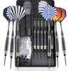 CareGames Steel Tip Darts Set Professional 24g with Carrying case,Aluminium