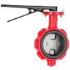 LEIFIDE 4 Inch Ductile Iron Body Butterfly Valve Wafer, 200