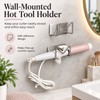 Wall-Mounted Styling Tool Holder for Bathroom – Self-Adhesive Storage Rack