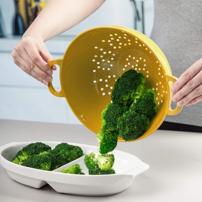 Zeal G211M Melamine Colander/Strainer (24cm) -Mustard