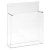 DIN A5 Wall Brochure Holder in Portrait Format Acrylic Glass