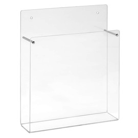 DIN A5 Wall Brochure Holder in Portrait Format Acrylic Glass