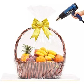 Mr. Shrinkwrap 24" x 24" 100 Gauge Clear PVC Dome Shrink Bags - Qty 100