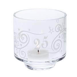 Dartington Crystal Celebrate Votive 25, 9.5 x 9.5 x 9.5 cm