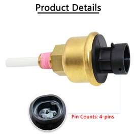 KEJSTED Coolant Fluid Level Sensor Switch 4903489 3612521 Compatible with Cummins L10 M11 ISM N14 ISX Same Freightliner 086714A0001