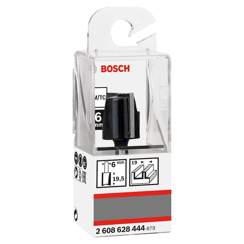 Bosch 1 x Pro Groove Cutter, Straight, Double-Edged (for Softwood,