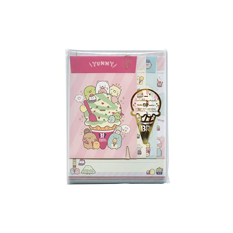 San-X LH76001 Baskin Robbins 31 Ice Cream Collaboration Letter Set