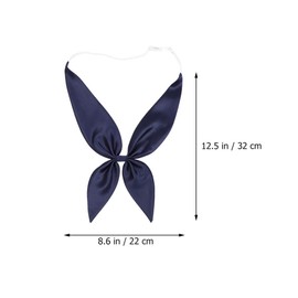 jojofuny 2pcs Sailor Bow Tie Red Bowtie Women Accessories for Women Silk Uniform Bow Tie Red Zip Ties White s for Men Blue Tie Sailor Uniform Miss Japan Clothing Polyester