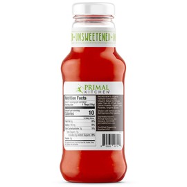 Primal Kitchen Organic and Unsweetened Ketchup Variety Two Pack, Whole 30 Approved, Includes 1 Original & 1 Spicy Ketchup