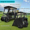 10L0L 2 Passenger Golf Cart Enclosure for Club Car Precedent/Onward/Tempo,