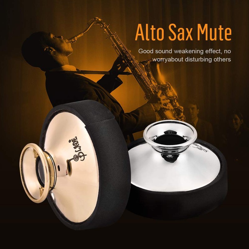 Alto Sax Mute​ Saxophone Practice Silencer Alto Saxophone Mute Dampener