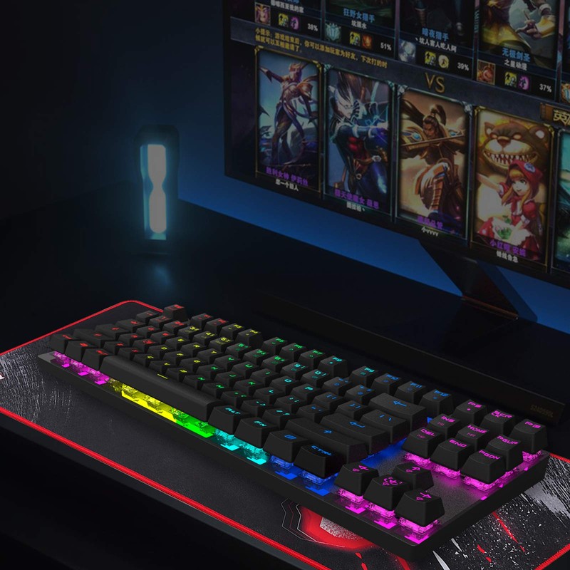 MOTOSPEED Professional Gaming Mechanical Keyboard RGB Led Backlit Wired with
