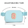 Gitus Belt Bag Fanny Pack Crossbody Bags with Initial Letter