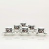 Turkish Coffee or Espresso Cup & Saucer for 6 People