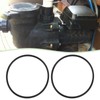 YINETTECH 2Pcs Strainer Cover Rubber O-Ring Replacement Compatible with Hayward