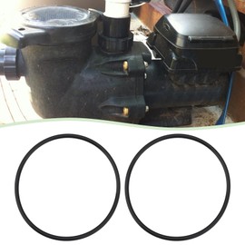 YINETTECH 2Pcs Strainer Cover Rubber O-Ring Replacement Compatible with Hayward Tristar Compatible with EcoStar SPX3200S Pool Pump Black