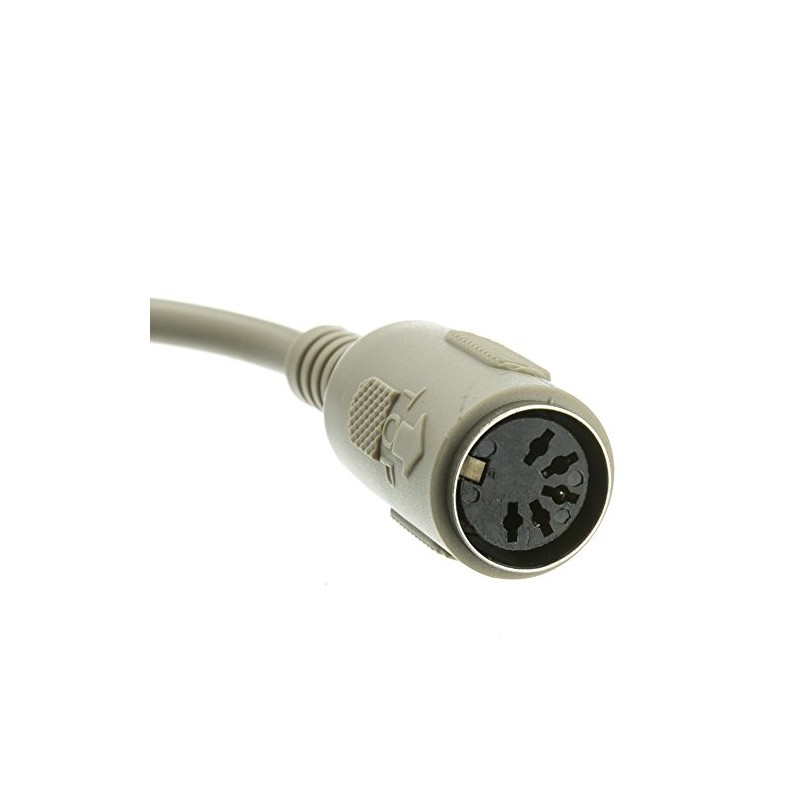 ACL 6 Inch AT to PS/2 Keyboard Adapter Din5 (AT)