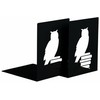Moses Verlag libri_x 81644 Bookends Set of 2 Owl Metal