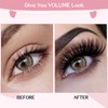 Lash Clusters, PRO,72 Pcs Individual Cluster Lashes 3D Effect DIY