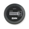 Hour Meter,LCD,Flush Round,2 in. dia.