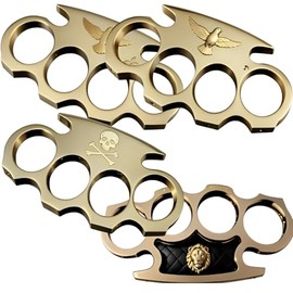 Pack of 4 Decals CAR Sticker Irish Brass Knuckles Decal Vinyl CAR Sticker | Cars Trucks Notebook Computer Laptop | Black | 7'' x 4'' inches