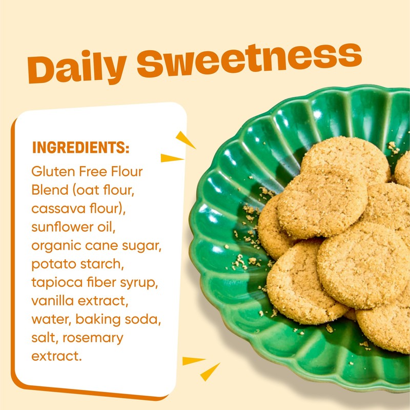 Gluten Free Partake Vanilla Wafers Cookies - Vegan - Free