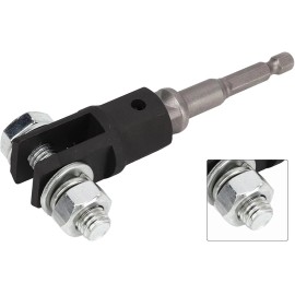 unbranded 1/2 Inch Car Scissor Jack Adapter Chrome Vanadium Steel Drive Impact Wrench Tool