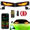 Sachie Devil's Eye 2-Pack:5800 Lux High-Brightness14 x4.3 Programmable ojos led