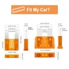 300pcs Car Blade Fuse Assortment Assort Kit Blade Set Auto
