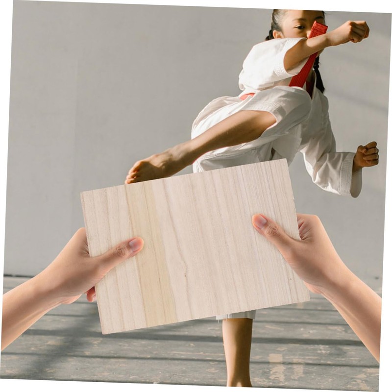 Milisten 8pcs Taekwondo Hitting Board Daily Punching Board Rebreakable Boards