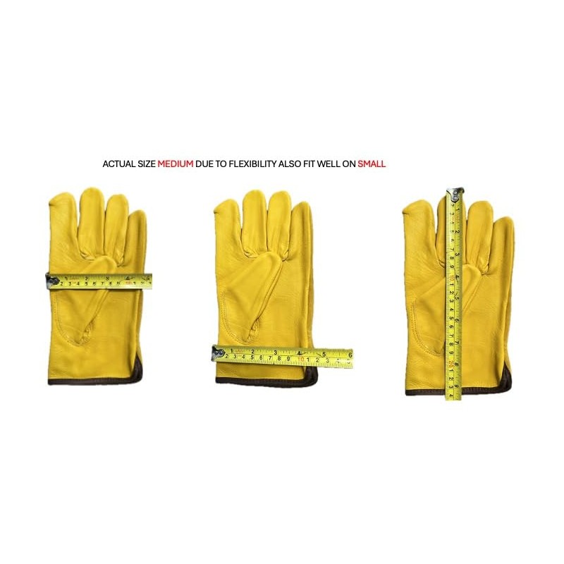 Heavy-Duty Protective Gloves with Secure Grip for Gardening, Yard Work,