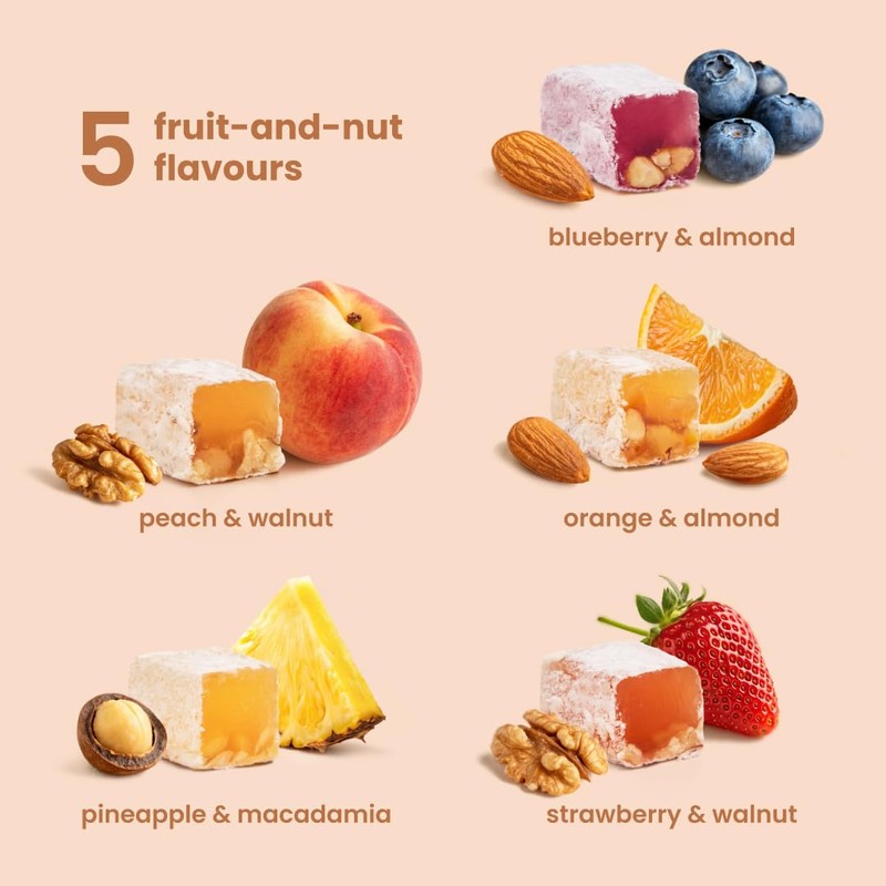 Liberty Orchards, Fruit Delights - Assorted Vegan Fruit and Nut