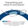 OPTI+ | Foldable Glasses | Gray +2 | with Eyeglass
