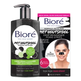 Biore Diepe porie cleanser houtskool 200 ml
