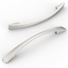 Amerdeco 10 Pack Brushed Satin Nickel Cabinet Pulls 5 Inch(128mm)