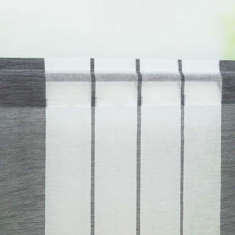 Heichkell Panel Curtain with Striped Design