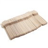 100PCS 3.75 inch Mini Wooden Square Scoop Spoon Square Head