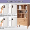 SOVNSG 2 PCS Magnetic Door Catch,Single Magnetic Catch Brown Shutter