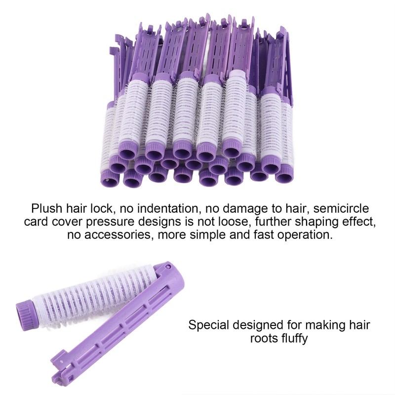 20pcs Hair Perm Rods, Fluffy Perming Rod, Hair Roller Curler,