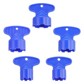 DOITOOL 5PCS Cache Faucet Aerator Wrench Tool for 16.5 18.5 21.5 22.5 24 Cache Aerators Kitchen Sink Aerators Wrench (Blue)